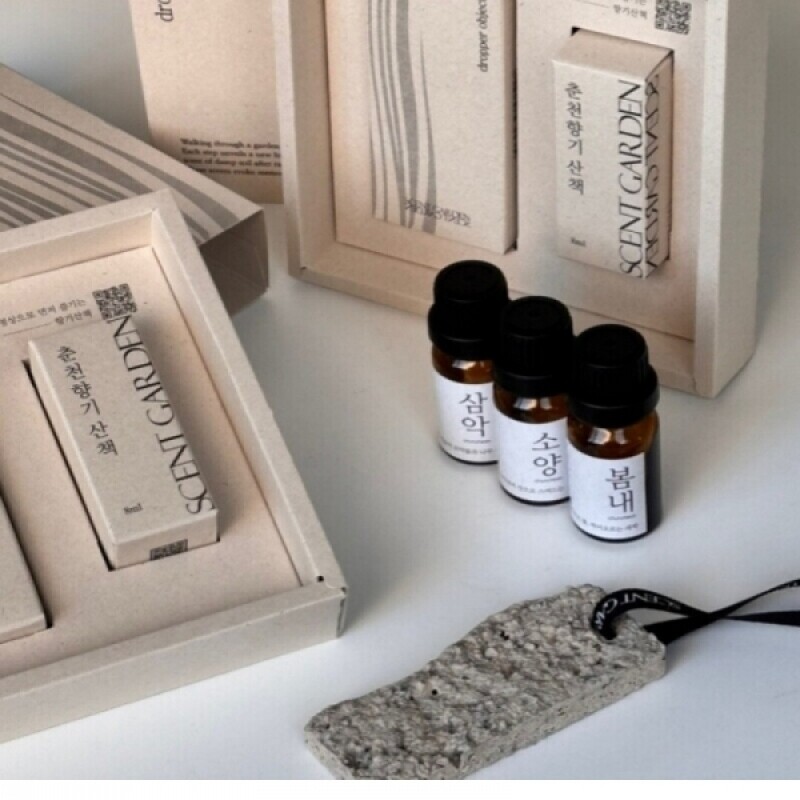 강원더몰,춘천향기산책 봄내 드롭퍼 디퓨저 오브제 세트